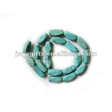 10X20MM soltas turquesa Beads